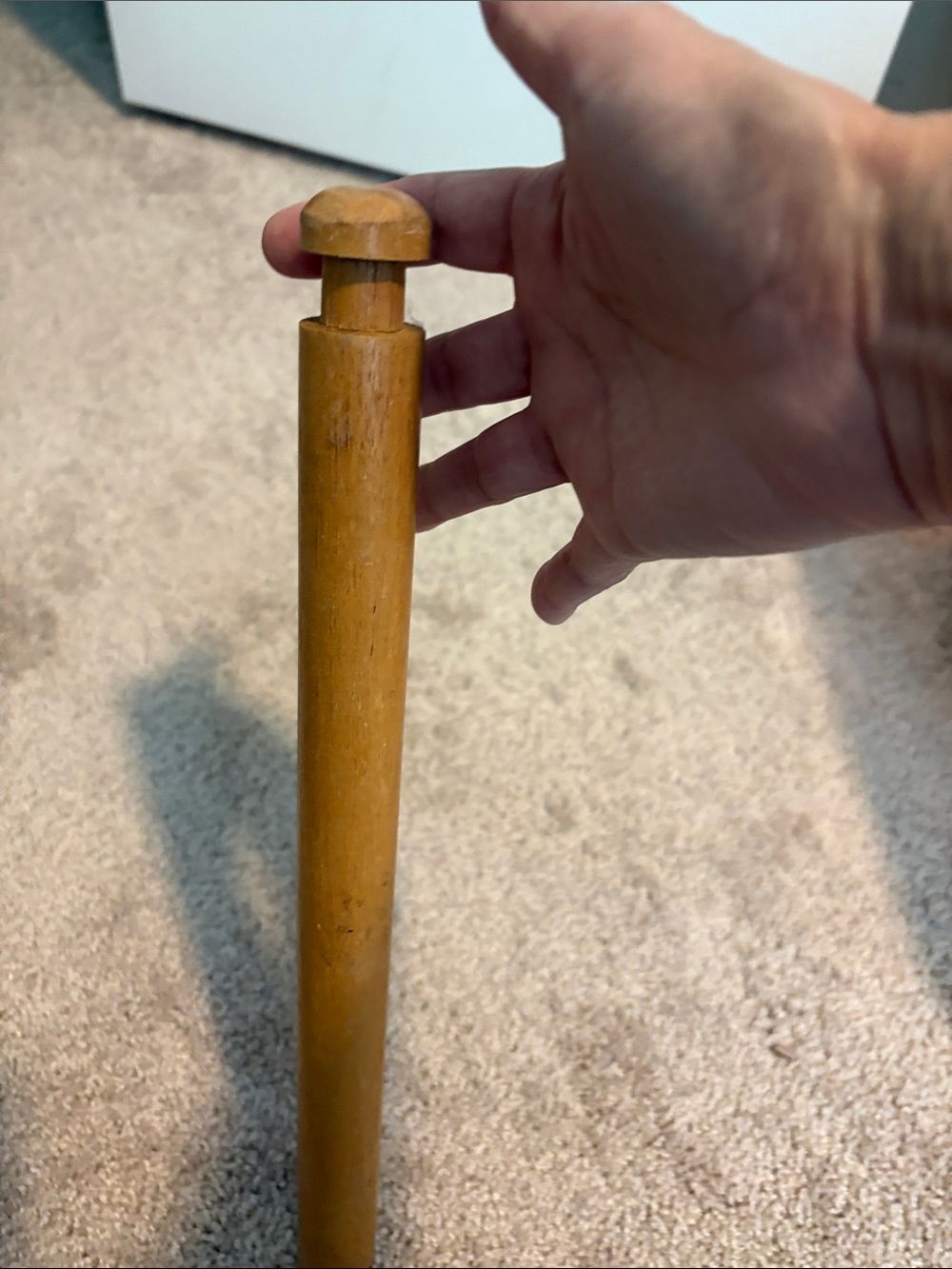 Wood spindle